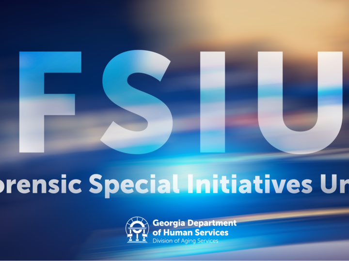 Graphic promoting the Forensic Special Initiatives Unit