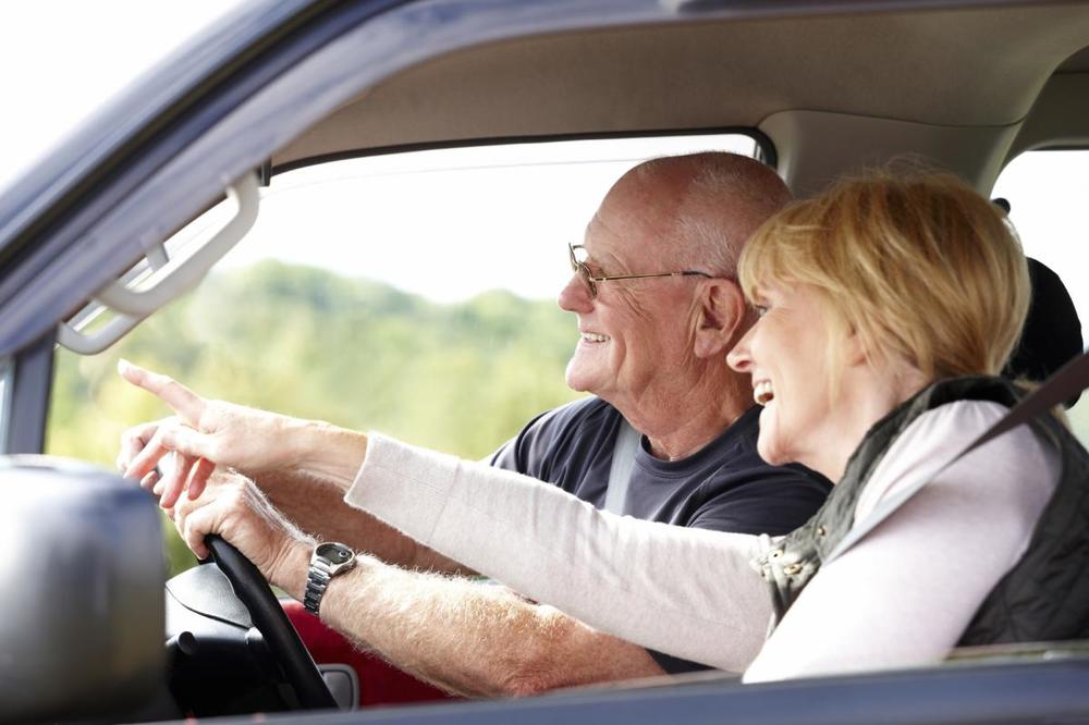 Couple Driving